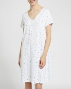V-Neck Cotton Button Nightdress 3.00 €