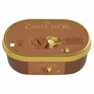 Centra  Carte DOr Chocolate & Hazelnut Ice Cream 750ml