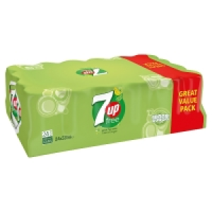 7Up Free Lemon & Lime Cans 24 Pack 11.00 €