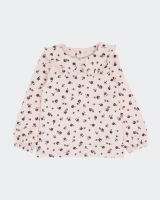 Dunnes Stores  Frilled Collar Floral Print Top (6 months-4 years)