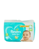 Dunnes Stores  Pampers Baby Dry Size: 3 Jumbo Plus Pack - 100 Nappies