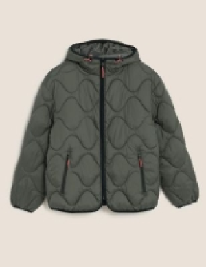 Goodmove Quilted Hooded Puffer Jacket