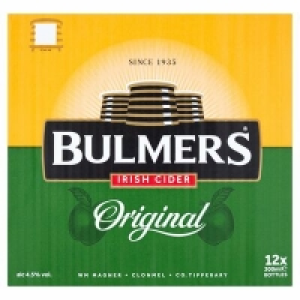 Centra  BULMERS CIDER ORIGINAL BOTTLE PACK 12 X 300ML