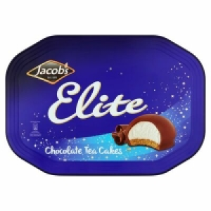JACOBS ELITE CHOCOLATE TEA CAKES TIN 600G