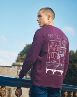 Dunnes Stores  Paul Galvin Long-Sleeved Print Tee