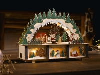 Lidl  LED Wooden Animated Christmas Scene