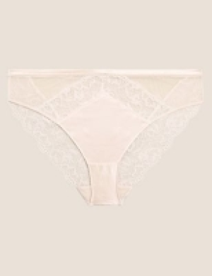 Marks and Spencer Rosie Silk & Lace High Leg Knickers