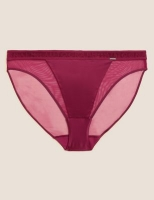 Marks and Spencer Autograph Tivoli Mesh High Leg Knickers