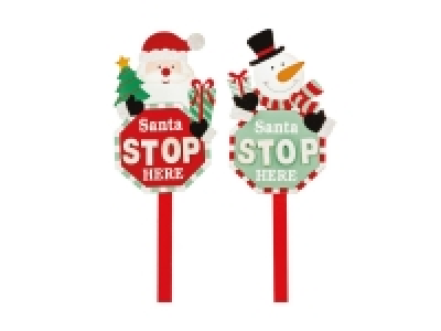 Lidl  Santa Stop Here Sign