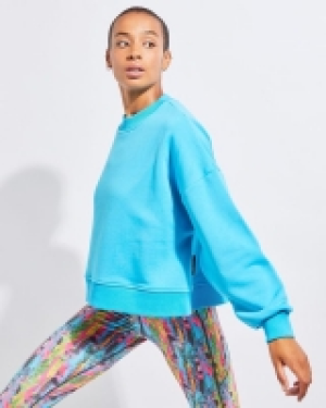 Dunnes Stores  Helen Steele Blue Co-Ord Crew Neck Sweatshirt