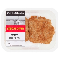SuperValu  Catch Of The Day Breaded Hake Fillets 2 pack