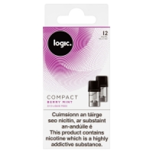 Logic Compact Berry Mint E-Liquid Pods 12mg