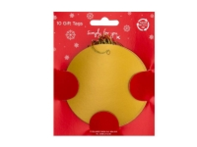 Lidl  Christmas Foil Tags