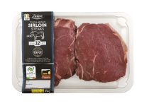 Lidl  2 Irish Angus Sirloin Steaks 32 Day Matured