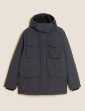 M&s Collection Padded Parka Jacket with Thermowarmth