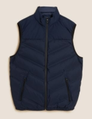 M&s Collection Feather and Down Padded Gilet