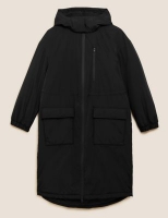 Marks and Spencer M&s Collection Stormwear Hooded Padded Longline Parka