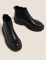 Marks and Spencer M&s Collection Wide Fit Chunky Chelsea Ankle Boots