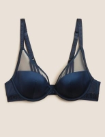 Marks and Spencer Autograph Tivoli Mesh Wired Plunge Bra A-E
