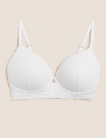 Marks and Spencer Rosie Ribbed Lounge Non-Wired Plunge Bra A-E