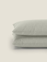 Marks and Spencer M&s Collection 2 Pack Pure Cotton 300 Thread Count Pillowcases