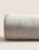 Marks and Spencer M&s Collection Velvet Piped Bolster Cushion