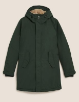 Marks and Spencer M&s Collection Borg Lined Parka Jacket with Stormwear