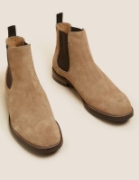 Marks and Spencer M&s Collection Wide Fit Suede Pull-On Chelsea Boots