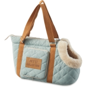 Aldi  Blue & Brown Dog Carrier