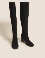 Marks and Spencer M&s Collection Suede Block Heel Over the Knee Boots