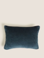 Marks and Spencer M&s Collection Pure Cotton Velvet Bolster Cushion