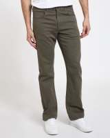 Dunnes Stores  Straight Fit 5 Pocket Twill Trousers