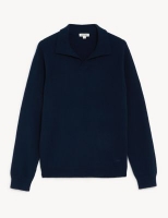 Marks and Spencer Jaeger Pure Cashmere Open Collar Jumper
