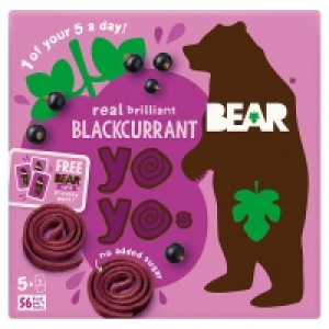 Bear Blackcurrant Yoyo Pure Fruit Rolls Multipack