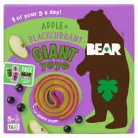 SuperValu  Bear Giant Yoyo Apple & Blackcurrant Mulipack