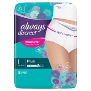 Always Discreet Incontinence Underwear Plus Large 10.00 €