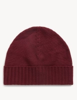 Marks and Spencer Jaeger Pure Wool Knitted Beanie Hat