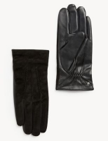 Marks and Spencer Jaeger Leather Touchscreen Gloves With Cashmere And Wool lining