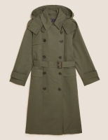Marks and Spencer M&s Collection Pure Cotton Stormwear Longline Trench Coat