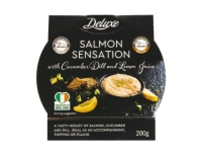 Salmon Sensation with Cucumber, Dill < Lemon Juice