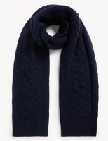 Marks and Spencer Jaeger Pure Wool Knitted Scarf