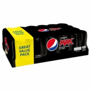 PEPSI MAX CAN PACK 24 X 330ML 10.00 €