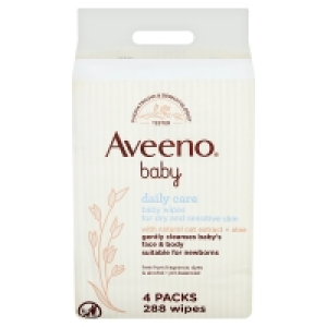 SuperValu  Aveeno Baby Baby Wipes 4 Pack