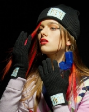 Joanne Hynes Black HEY Hat