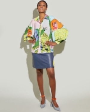 Joanne Hynes Tiger Lady Printed Shirt