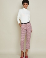 Dunnes Stores  Joanne Hynes Tailored Trouser in Sound Wave Jacquard