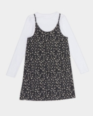 Two-Piece Crinkle Dress (7-14 years)