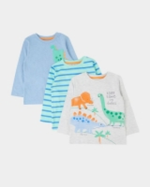 Long-Sleeved Top - Pack Of 3 (0 months-4 years)