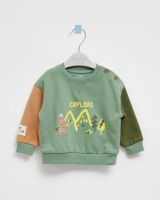 Dunnes Stores  Leigh Tucker Willow Wolfe Sweatshirt (0 months-4 years)