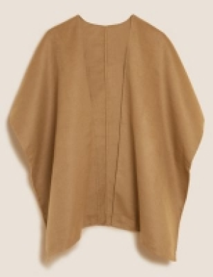 M&s Collection Woven Split Front Poncho
